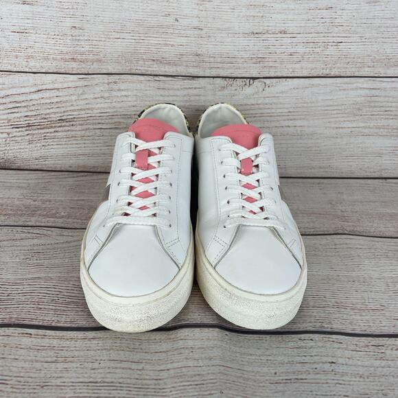 D.A.T.E, Hill/Go Ply Sneakers Unisex, EU 41 US M 8 W 9 Low-Top White/Pink/Silv - Picture 3 of 9